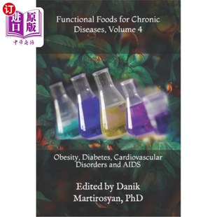 Diabetes Volume Foods 海外直订医药图书Functional Diseases Chronic 慢性病功能性食品 Cardiovascul Obesity for