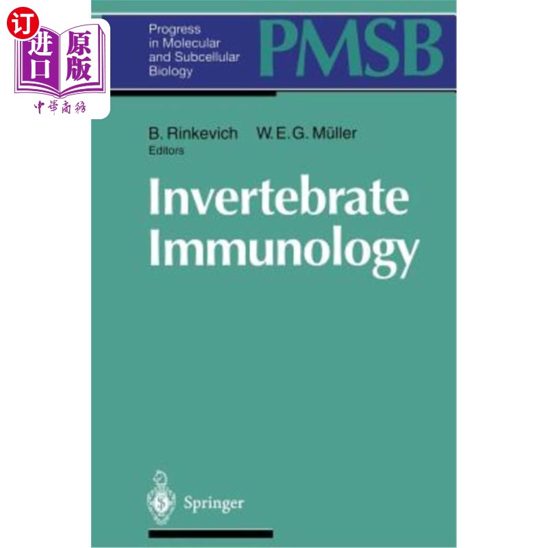 海外直订医药图书Invertebrate Immunology 无脊椎动物免疫学
