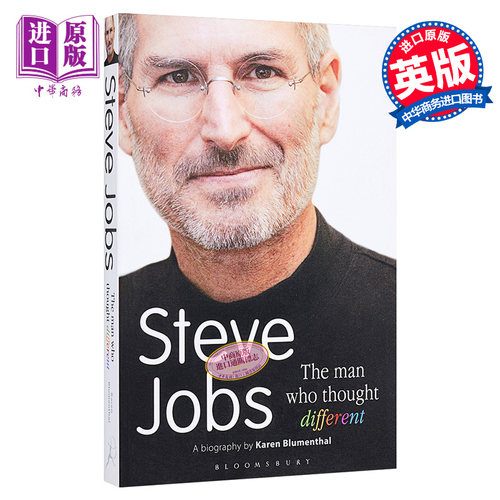 乔布斯传 英版平装 英文原版 Steve Jobs The Man Who Thought Different 可搭 埃隆马斯克传 源代码比尔盖茨传 李飞飞传