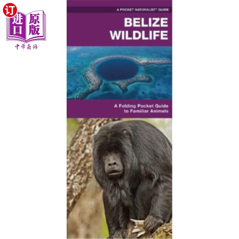 海外直订Belize Wildlife: A Folding Pocket Guide to Familiar Species 伯利兹野生动物:熟悉物种的折叠口袋指南
