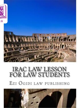 海外直订IRAC Law Lesson For Law Students: Look Inside! 法律专业学生的IRAC法律课程：看看里面！