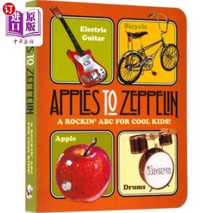 苹果给齐柏林飞艇：酷孩子 for Cool ABC Zeppelin Rockin 摇滚ABC 海外直订Apples Kids