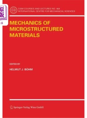 海外直订Mechanics of Microstructured Materials 微结构材料力学