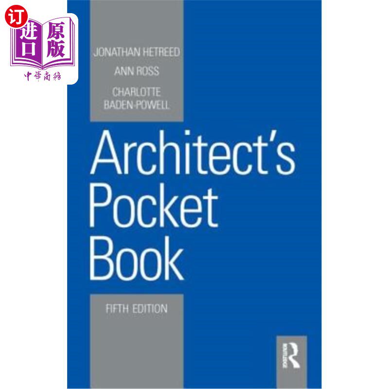 海外直订Architect's Pocket Book 建筑师袖珍书