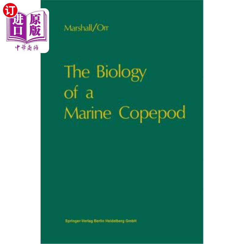 海外直订The Biology of a Marine Copepod: Calanus Finmarchicus (Gunnerus) 海洋桡足类的生物学:短鳍魟(Gunnerus Finma