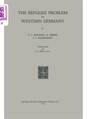 海外直订The Refugee Problem in Western Germany 西德的难民问题