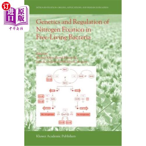 海外直订Genetics and Regulation of Nitrogen Fixation in Free-Living Bacteria 自由活菌固氮的遗传与调控