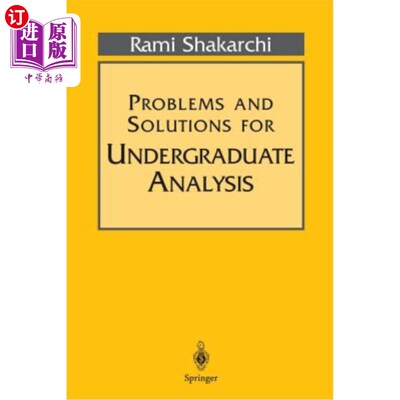 海外直订Problems and Solutions for Undergraduate Analysis 大学生分析中存在的问题及对策