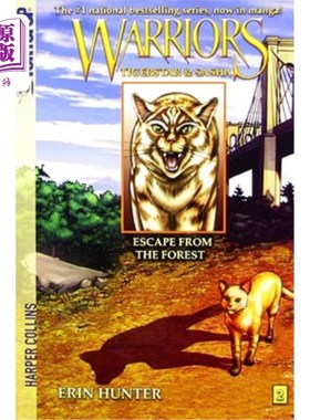 海外直订Warriors Manga: Tigerstar and Sasha #2: Escape from the Forest 逃离森林