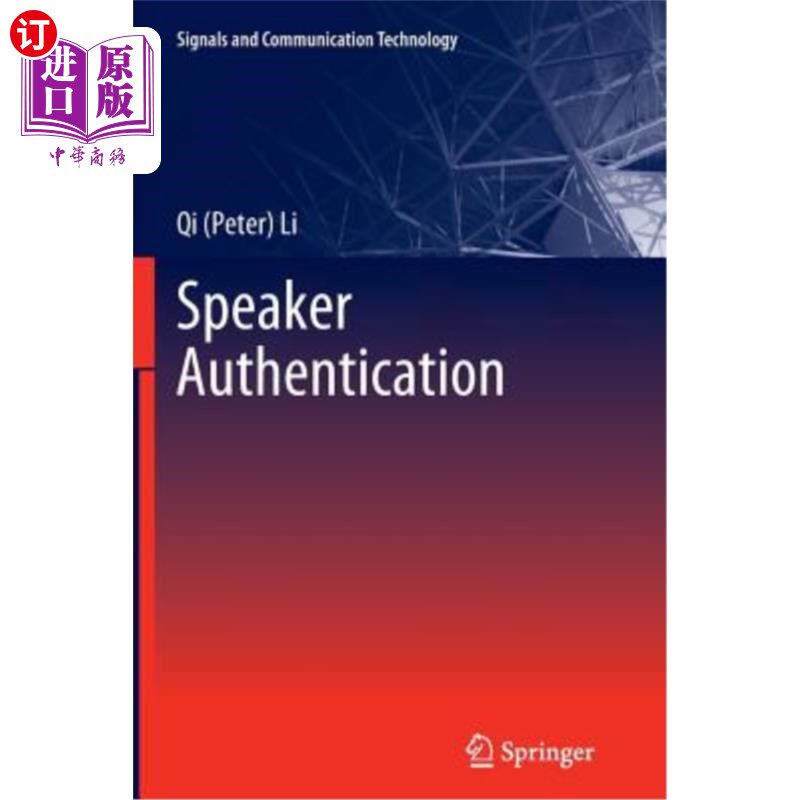 海外直订Speaker Authentication 说话人认证