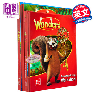 精读 Reading Wonders 泛读共8本 美国加州语文教材套装 一年级 英文原版 现货 package Grade 2017新版