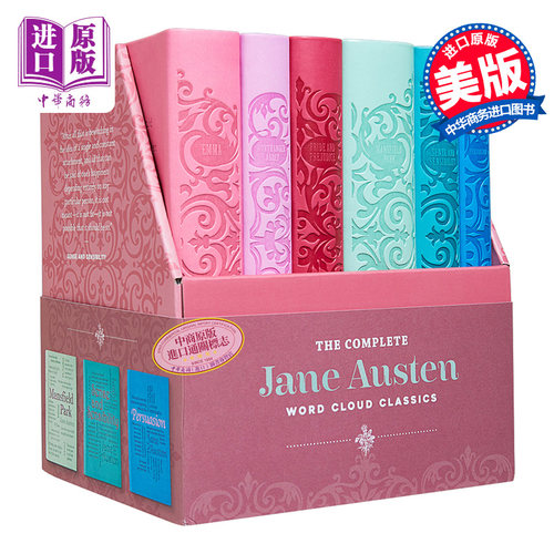 简 奥斯汀作品6本盒装 Word Cloud Classics Jane Austen Boxed Set 英文原版 Jane Austen【中商原版】