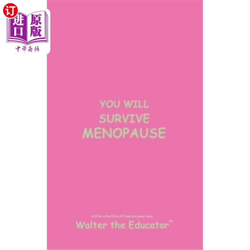 海外直订医药图书You Will Survive Menopause: Read Daily for Affirmation Book Series 你将度过更年期：每天阅读肯定系列