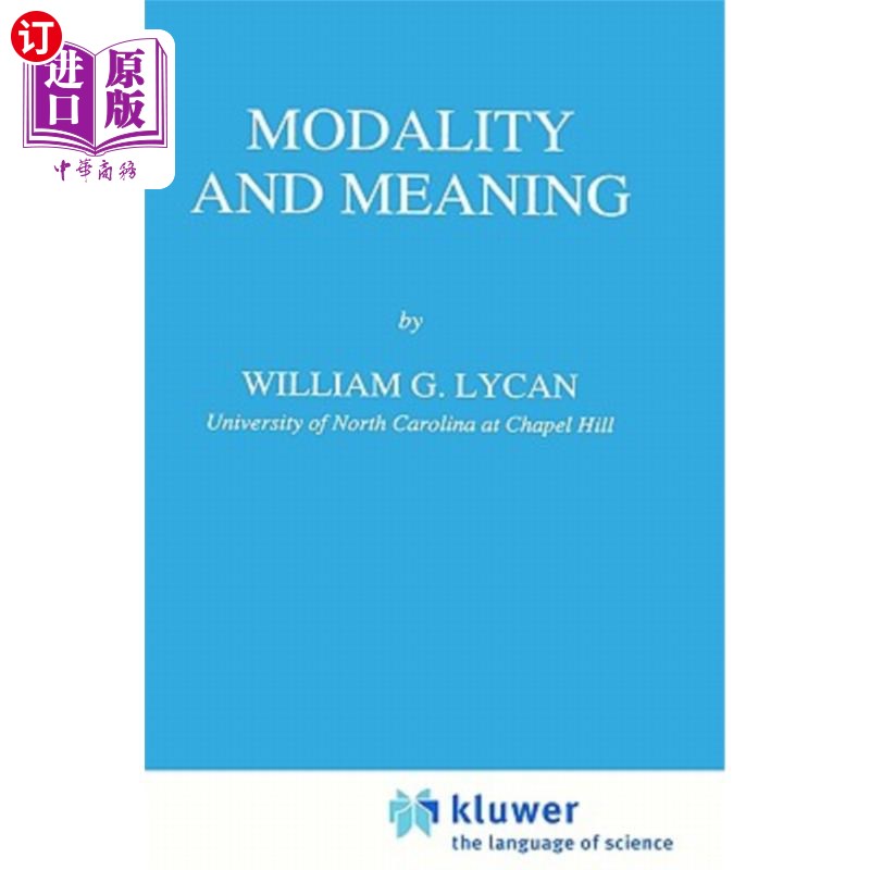 海外直订Modality and Meaning情态与意义