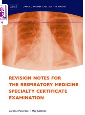 海外直订医药图书Revision Notes for the Respiratory Medicine Specialty Certificate Examination 呼吸内科专科证书考试