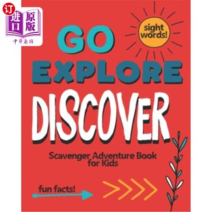 Scavenger Adventure 去探索发现 Explore 儿童清道夫冒险书 Kids Discover for 海外直订Go Book