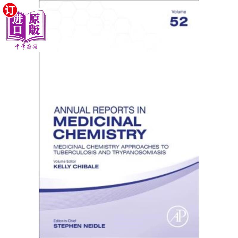 海外直订医药图书Medicinal Chemistry Approaches to Tuberculosis and Trypanosomiasis: Volume 52 结核病和锥虫病的药物