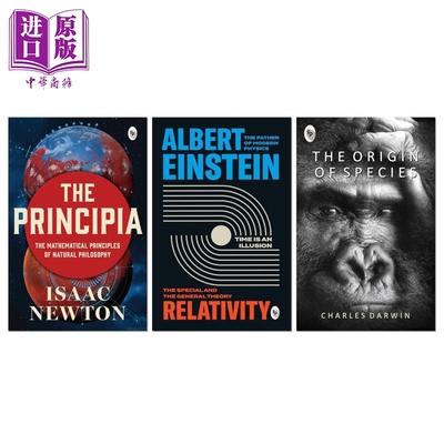 伟大的科学思想 达尔文 爱因斯坦 牛顿 3本套装 平装 Greatest Scientific Minds 英文原版 Various 经典科学著作 【中商原版