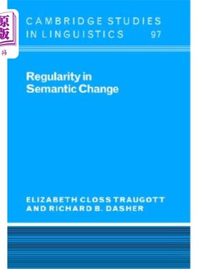 海外直订Regularity in Semantic Change 语义变化的规律性