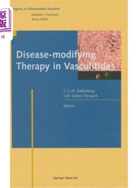 海外直订医药图书Disease-Modifying Therapy in Vasculitides 血管炎的疾病治疗