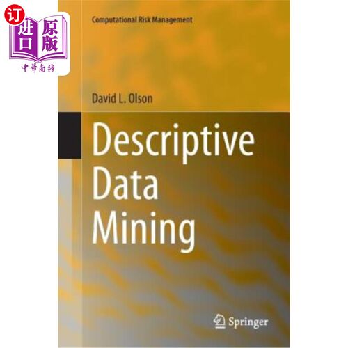海外直订Descriptive Data Mining 描述性数据挖掘