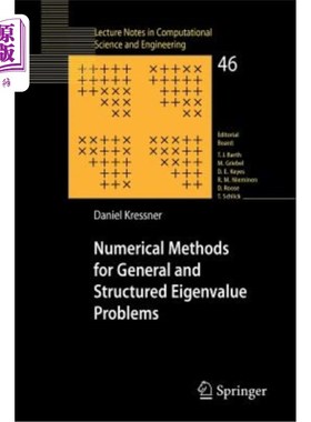 海外直订Numerical Methods for General and Structured Eigenvalue Problems 一般和结构化特征值问题的数值方法