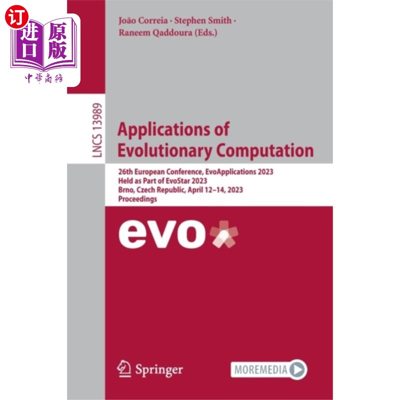 海外直订Applications of Evolutionary Computation 进化计算的应用