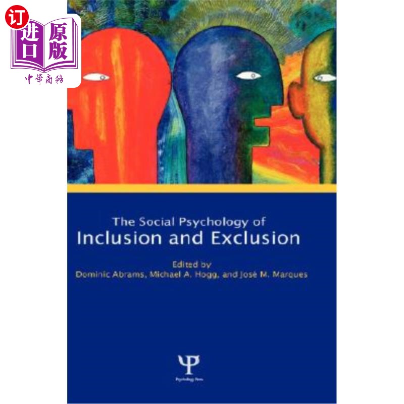海外直订Social Psychology of Inclusion and Exclusion 包容与排斥的社会心理学