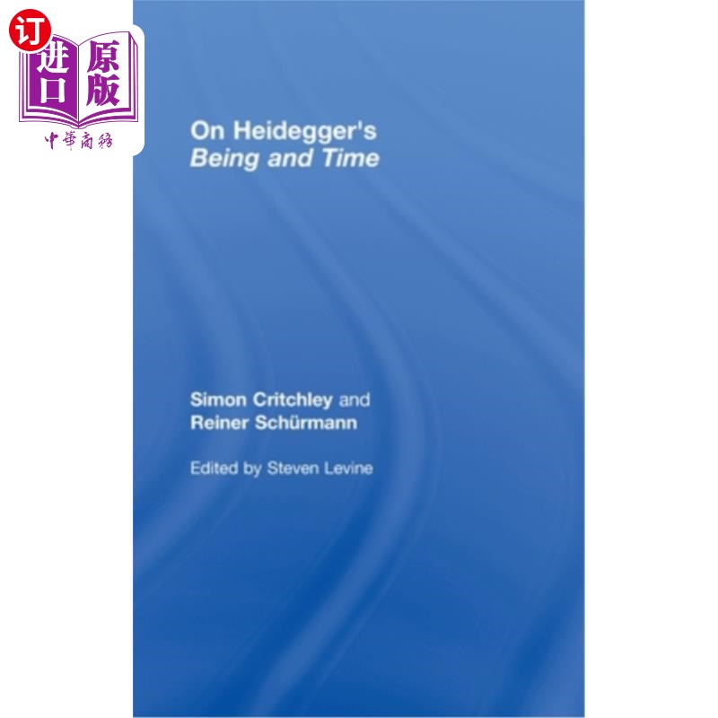海外直订On Heidegger's Being and Time 论海德格尔的《存在与时间》