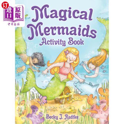 海外直订Magical Mermaids Activity Book 魔法美人鱼活动手册