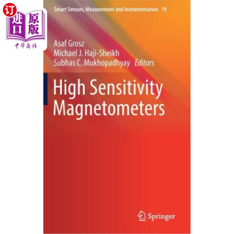 海外直订High Sensitivity Magnetometers 高灵敏度磁强计