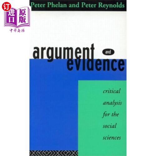 海外直订Argument and Evidence 论证与证据