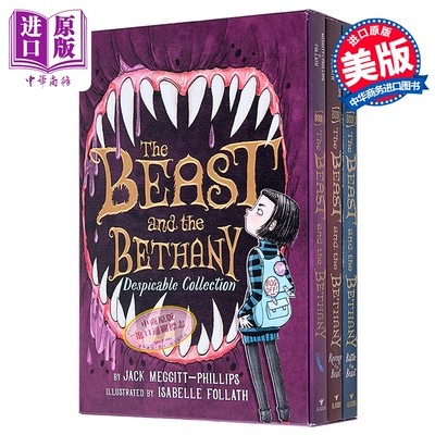 预售 怪兽与贝萨妮系列盒装3册 英文原版美版平装 The Beast and the Bethany Despicable Collection Jack Meggitt Phillips