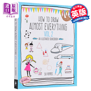 Draw 中商原版 How Everything 绘画指南 如何画几乎所有 Almost 东西2 简笔画手绘绘画教学 Volume 预售