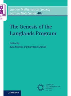 海外直订Genesis of the Langlands Program Genesis of the Langlands Program