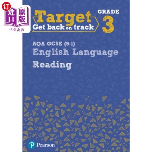 海外直订Target Grade 3 Reading AQA GCSE (9-1) English La... 目标三年级阅读AQA GCSE(9-1)英语语言练习册