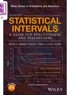 预售 统计间隔:从业者和研究者的指南 第二版 Statistical Intervals: A Guide For Practitioners And Researchers  英文原版 中?