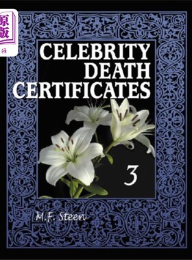 海外直订Celebrity Death Certificates 3 名人死亡证明
