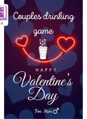 海外直订Happy Valentine's Day: Couples Drinking Game / 30 hilarious questions about her  情人节快乐:情侣喝酒游戏/关