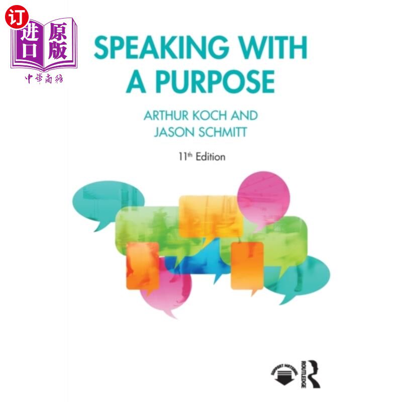 海外直订Speaking with a Purpose 带着目的说话