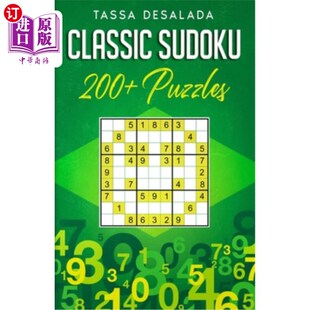 海外直订Tassa DeSalada's Classic Sudoku: Sudoku 塔萨·德萨拉达的经典数独:数独