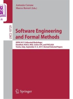 海外直订Software Engineering and Formal Methods: Sefm 2017 Collocated Workshops: Datamod 软件工程和正式方法：