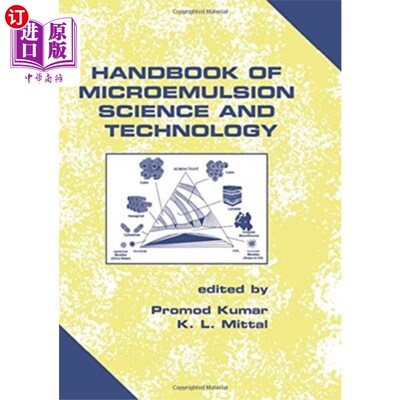 海外直订Handbook of Microemulsion Science and Technology 微乳液科学与技术手册