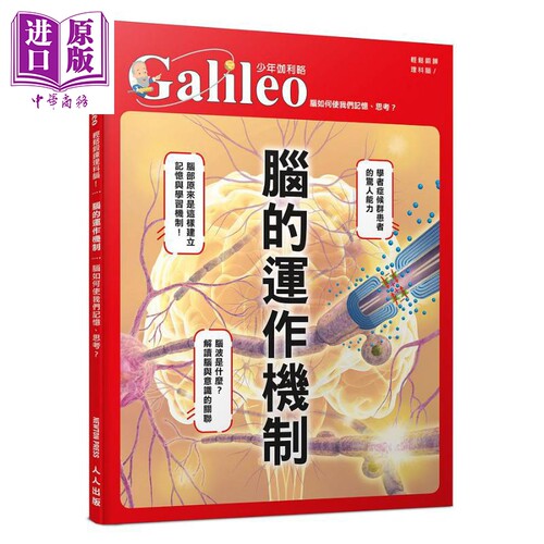 脑的运作机制 脑如何使我们记忆思考 少年伽利略14 港台原版 日本Newton Press 人人出版【中商原版】