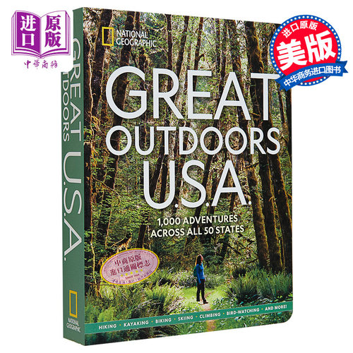 国家地理 伟大的美国户外之旅 Great Outdoors U.S.A. 英文原版 NATIONAL GEOGRAPHIC【中商原版】