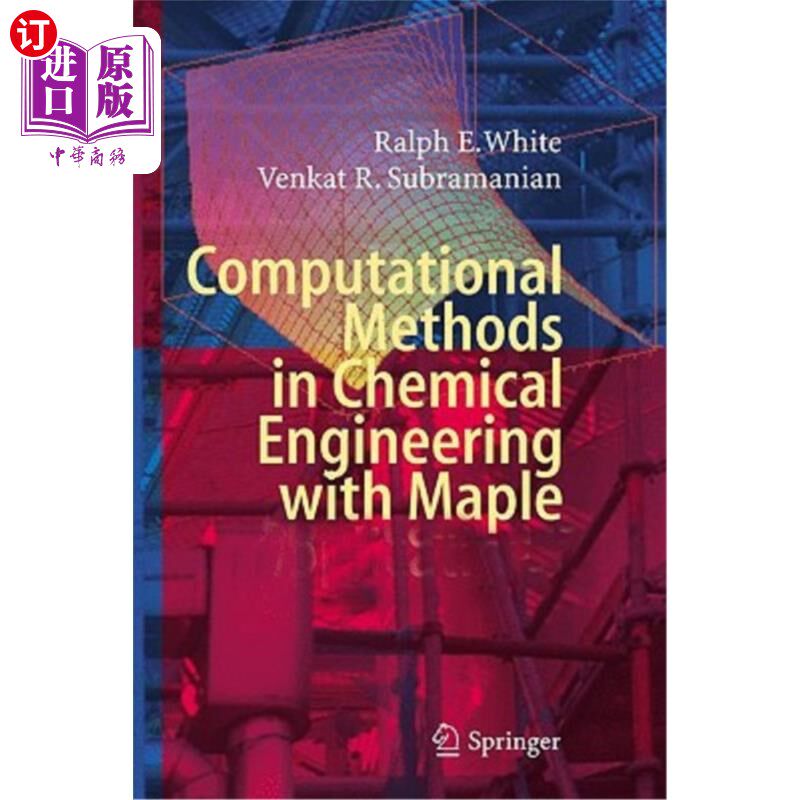 海外直订Computational Methods in Chemical Engineering with Maple Maple在化工中的计算方法