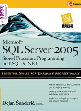 海外直订Microsoft SQL Server 2005 Stored Procedure Programming in T-SQL & .Net T-SQL & .Net中的存储过程编程