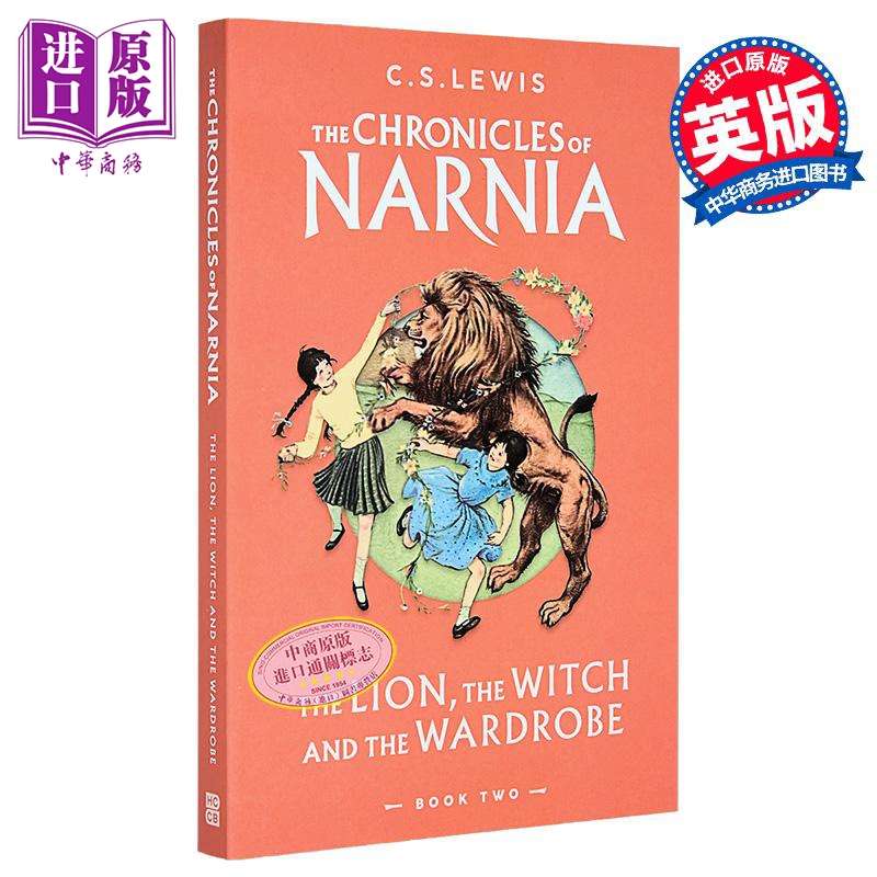 纳尼亚传奇 第2部 彩虹封面平装 狮子 女巫与魔衣橱 The Lion the Witch and the Wardrobe 英文原版 C S Lewis 奇幻冒险小说