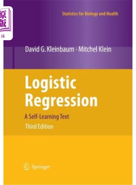 海外直订医药图书Logistic Regression: A Self-Learning Text 逻辑回归:一个自我学习的文本