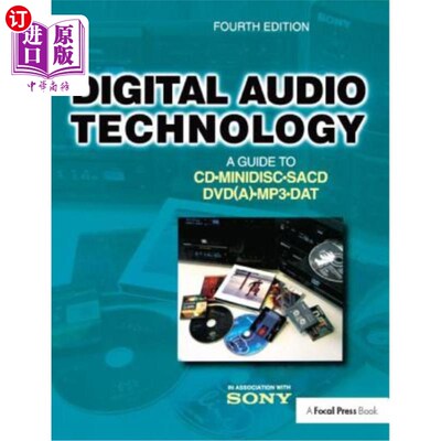 海外直订Digital Audio Technology: A Guide to CD, Minidisc, Sacd, Dvd(a), MP3 and DAT 数字音频技术:CD, Min